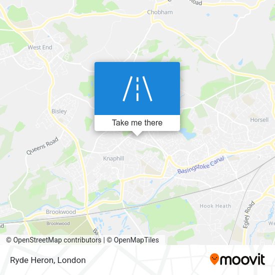 Ryde Heron map