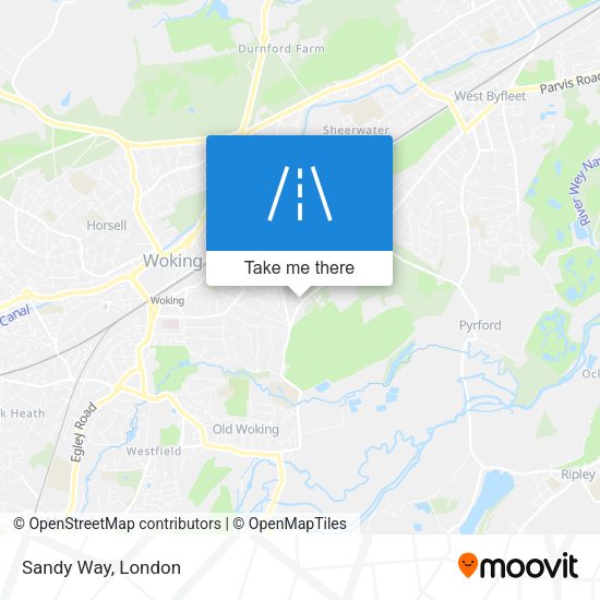 Sandy Way map