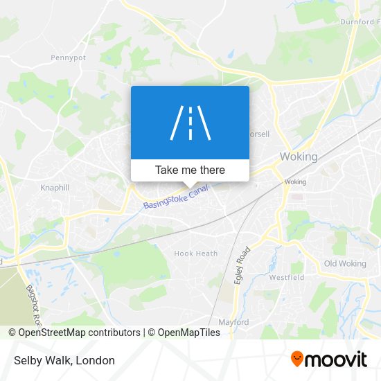 Selby Walk map