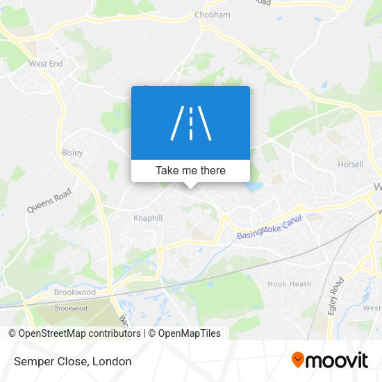 Semper Close map