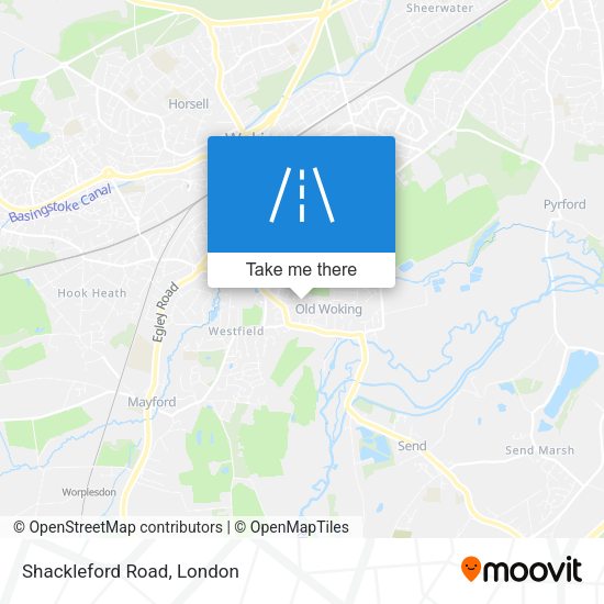 Shackleford Road map