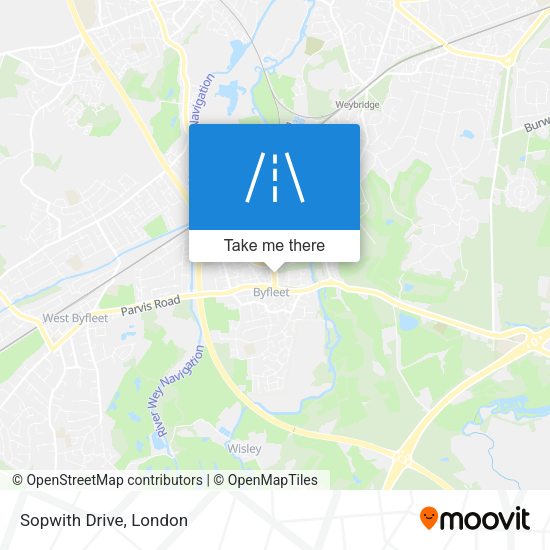 Sopwith Drive map