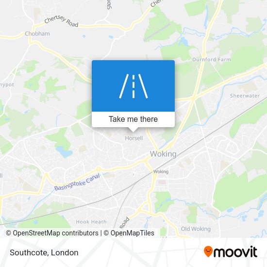 Southcote map