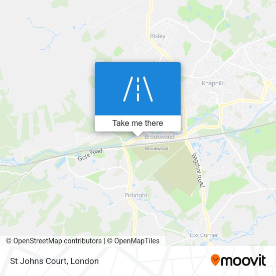 St Johns Court map