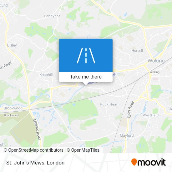 St. John's Mews map