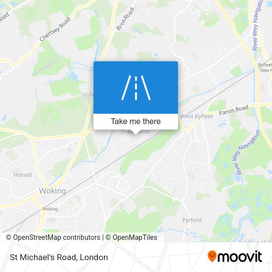 St Michael's Road map