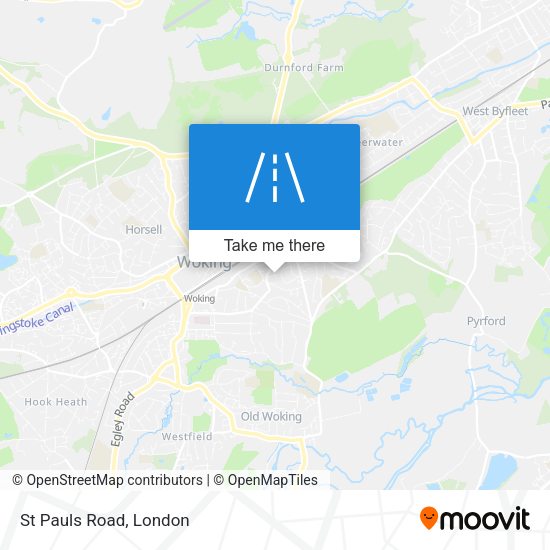 St Pauls Road map