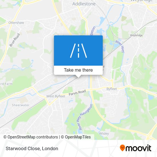 Starwood Close map
