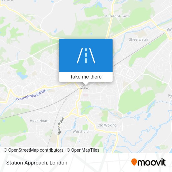 Station Approach map