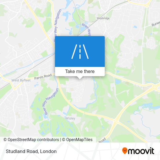 Studland Road map