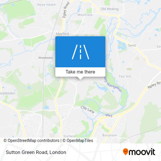 Sutton Green Road map