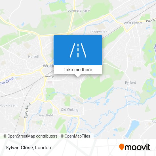 Sylvan Close map