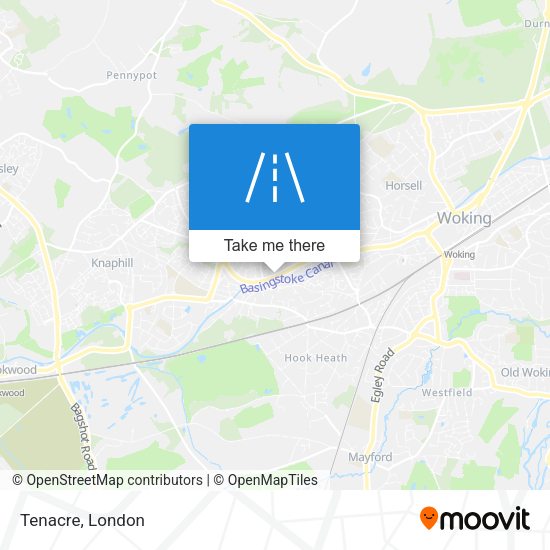 Tenacre map