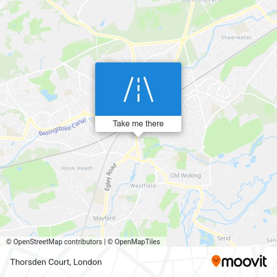 Thorsden Court map