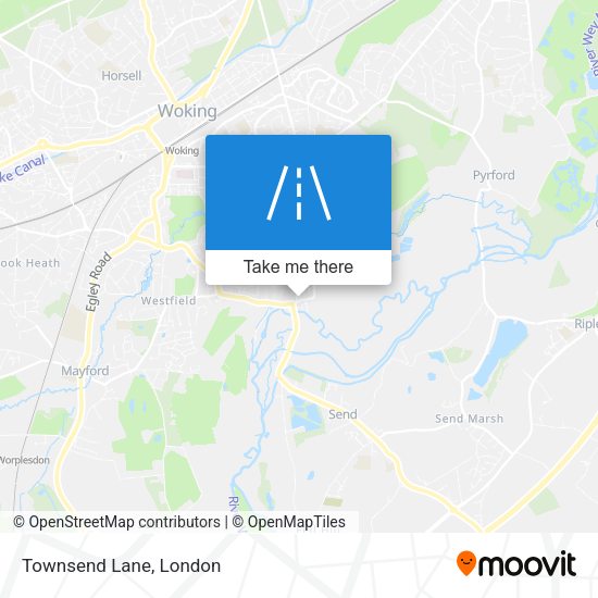 Townsend Lane map