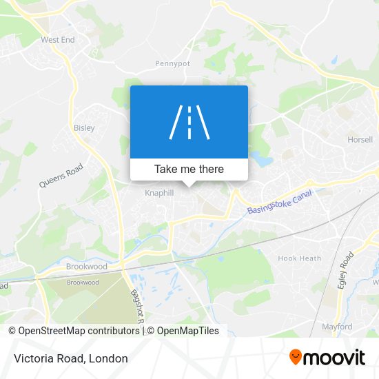 Victoria Road map