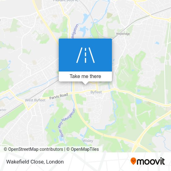 Wakefield Close map