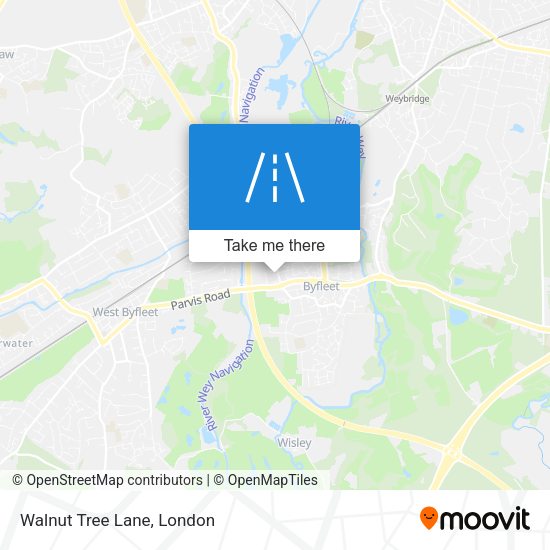Walnut Tree Lane map