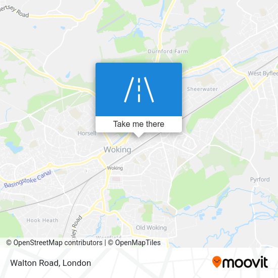 Walton Road map