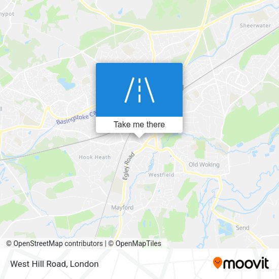 West Hill Road map