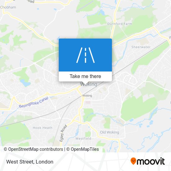 West Street map