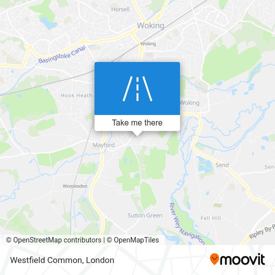 Westfield Common map