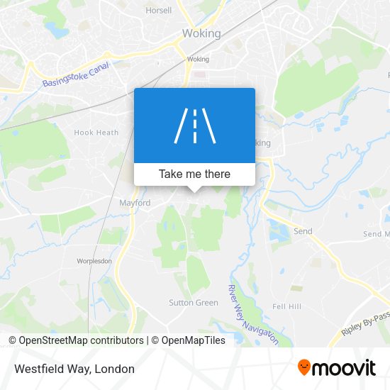Westfield Way map