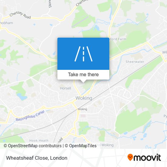 Wheatsheaf Close map