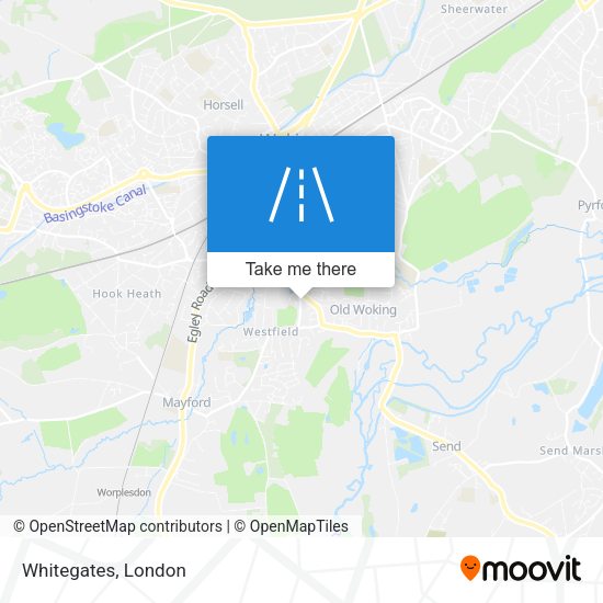 Whitegates map