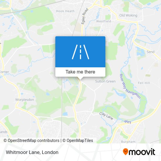 Whitmoor Lane map