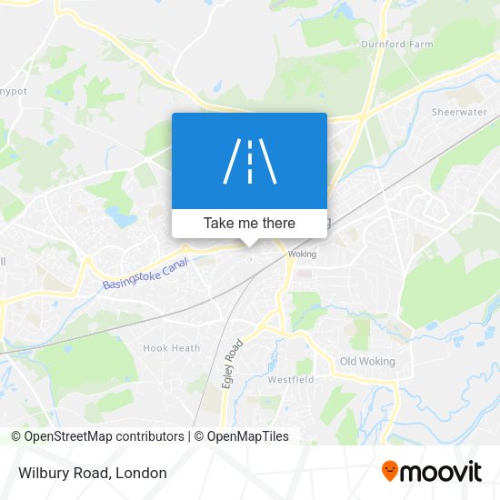 Wilbury Road map