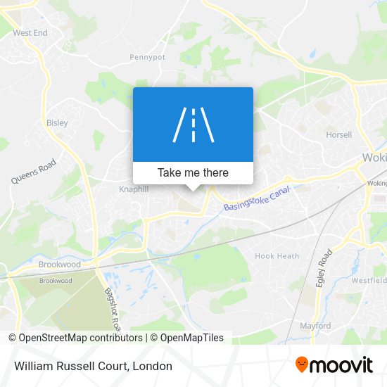 William Russell Court map