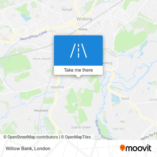 Willow Bank map