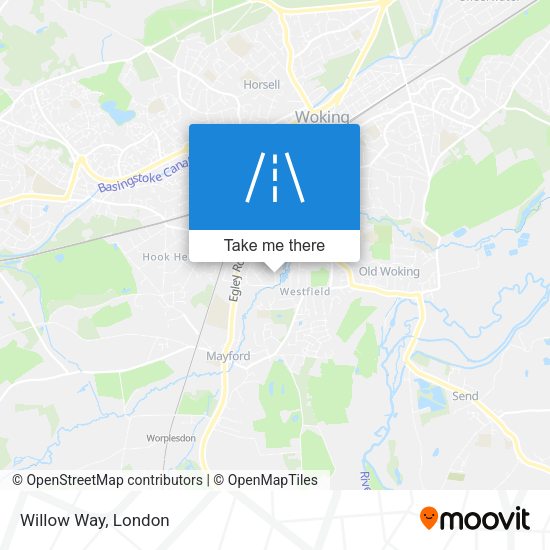 Willow Way map