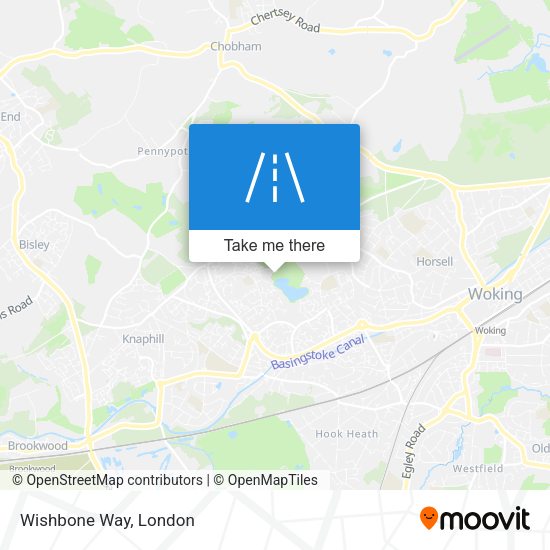 Wishbone Way map