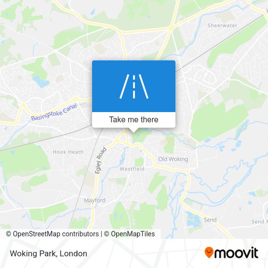 Woking Park map