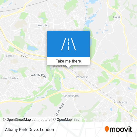 Albany Park Drive map
