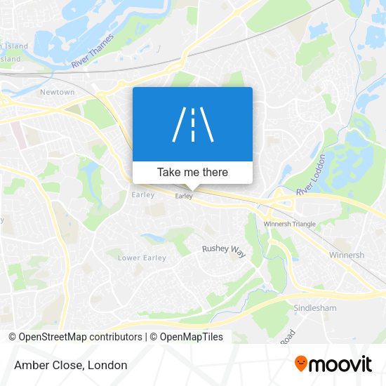 Amber Close map