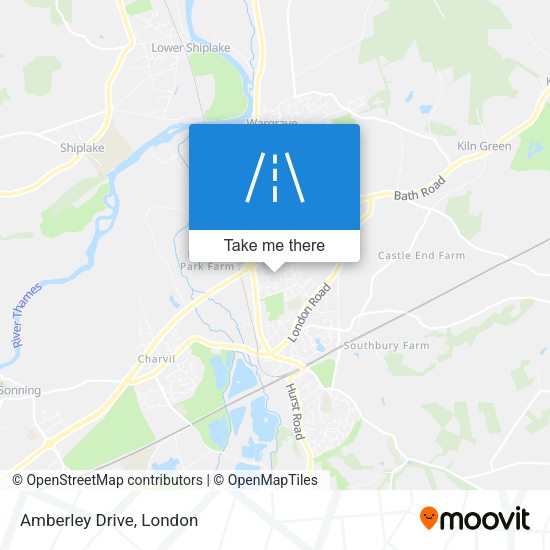 Amberley Drive map