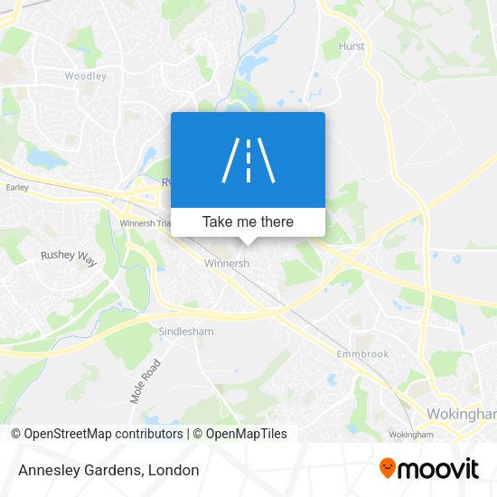 Annesley Gardens map