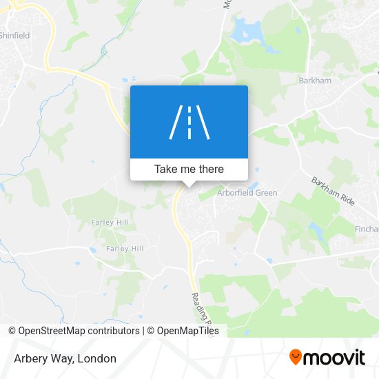 Arbery Way map