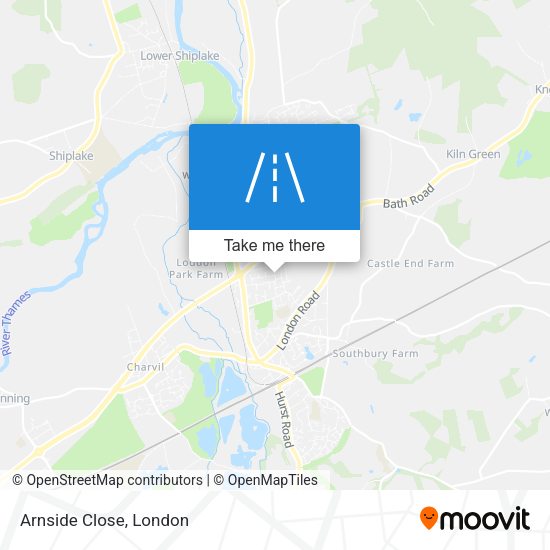 Arnside Close map