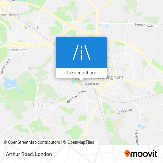 Arthur Road map