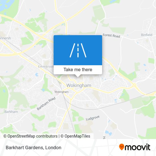 Barkhart Gardens map