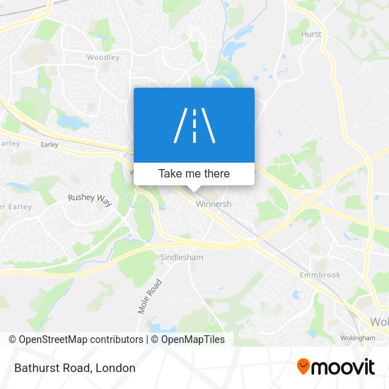Bathurst Road map
