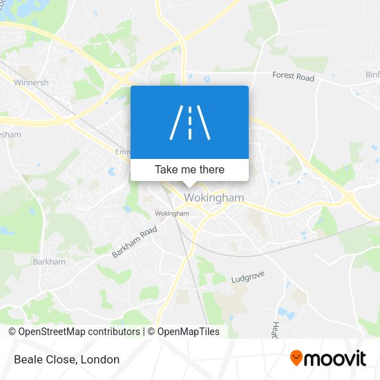Beale Close map