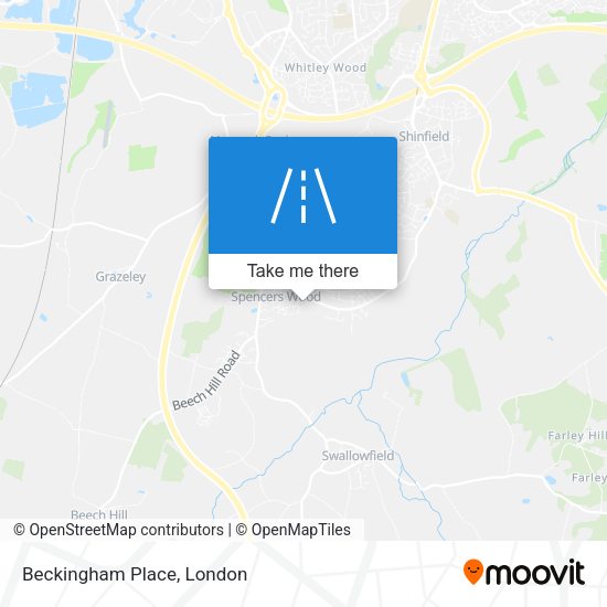 Beckingham Place map