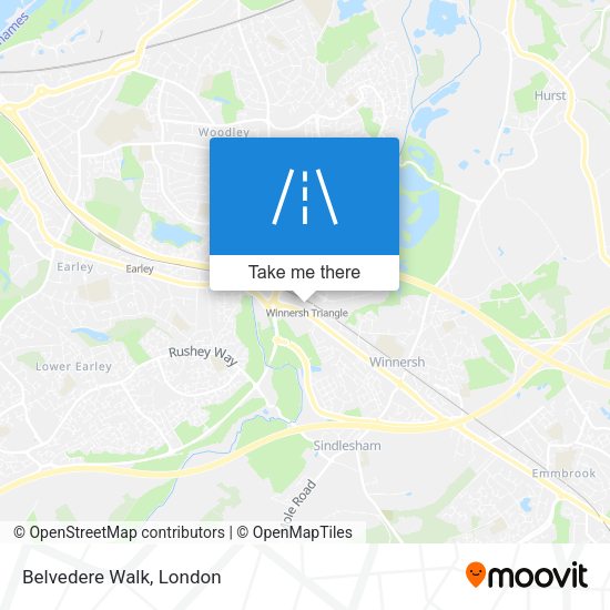 Belvedere Walk map