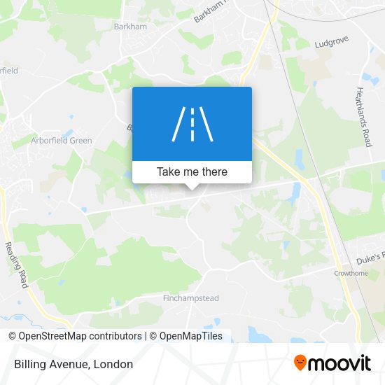 Billing Avenue map