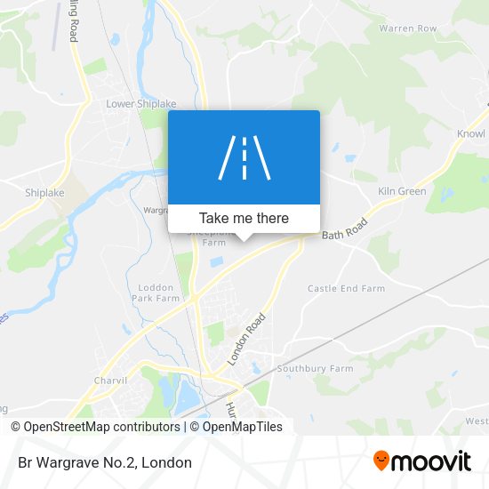 Br Wargrave No.2 map